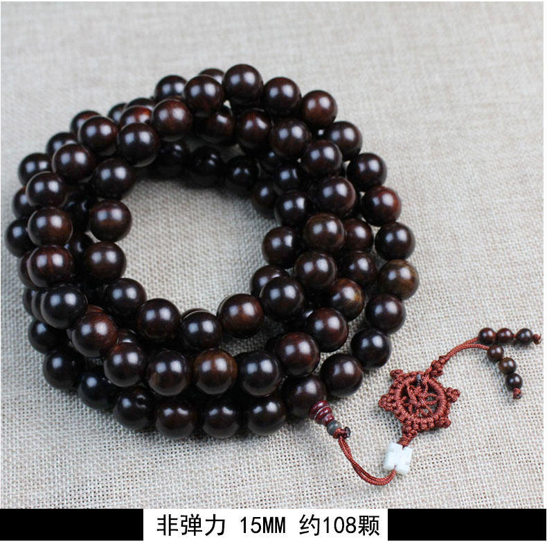 Lao red rosewood bracelets, prayer beads, couple accessories, old material rosewood beads, sandalwood cultural play beads pic 11