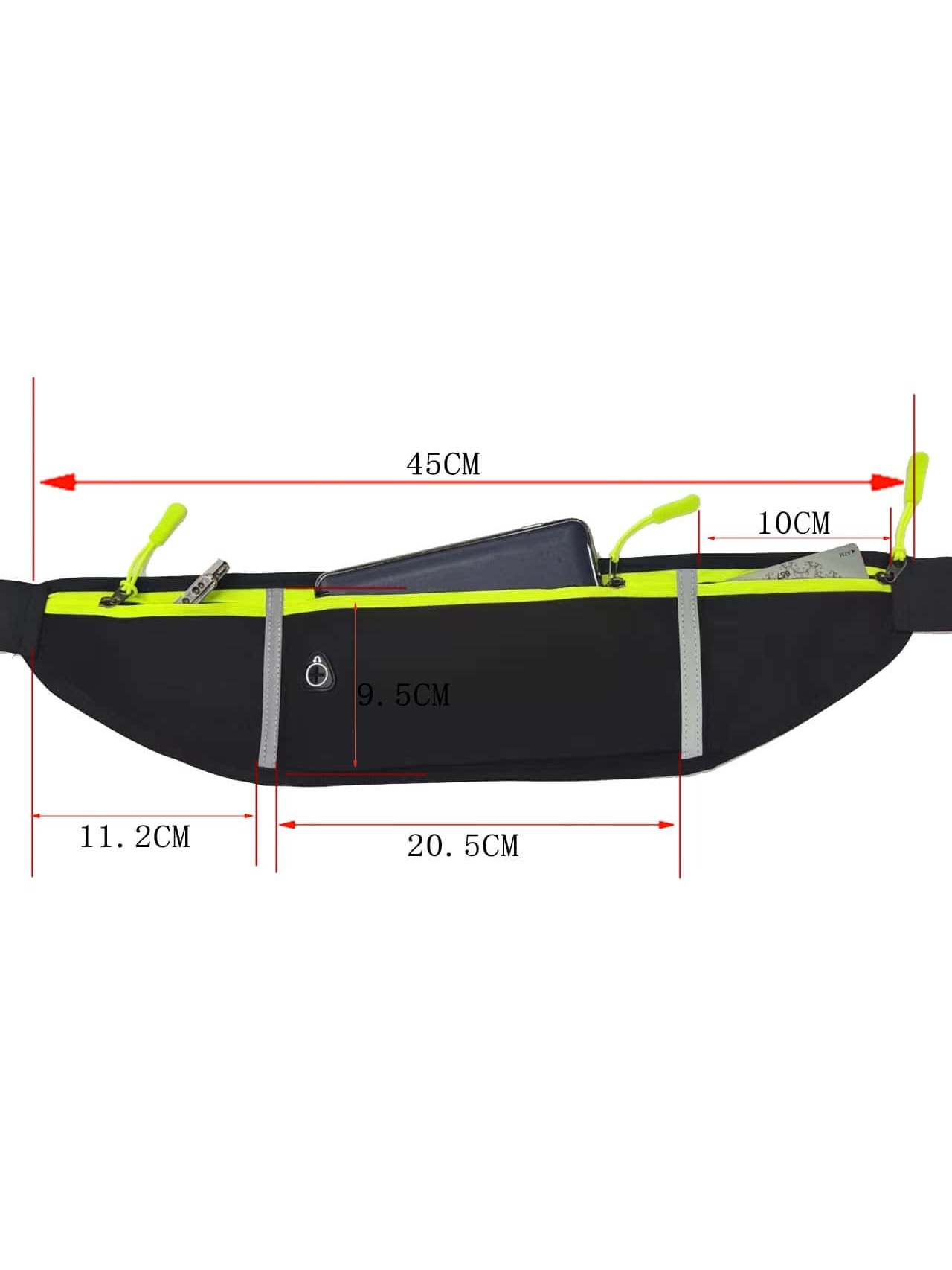 The Leica three-pocket waterproof waist bag for running, the Boao cycling close-fitting marathon belt with multiple functions pic 4