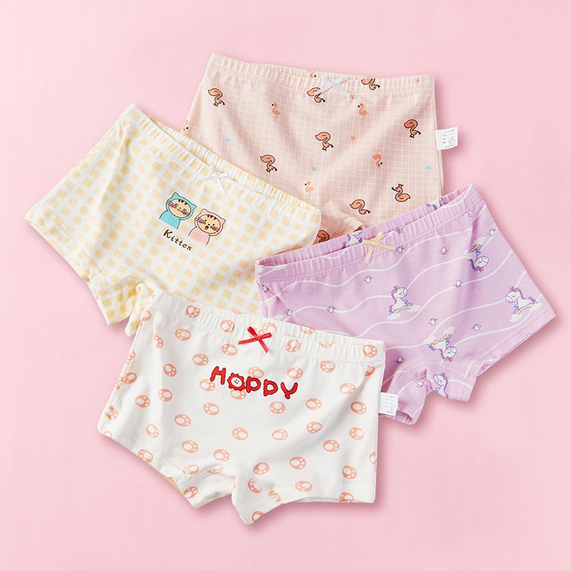 女童内裤三角纯棉a类女生宝宝女孩平角裤中大童学生儿童底裤批发详情2