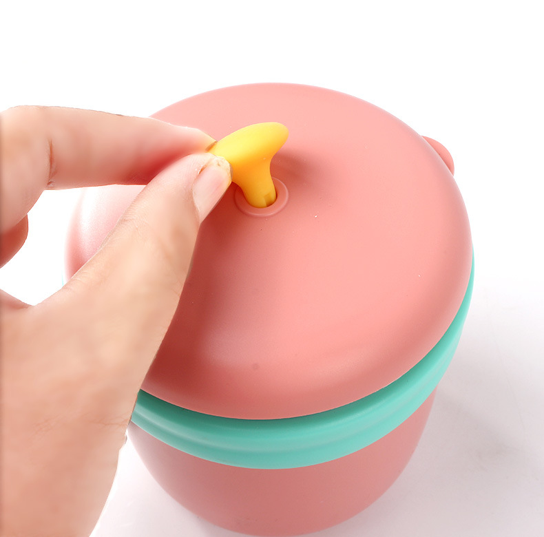 儿童水杯不锈钢保温喝水带盖直饮口杯家用防摔宝宝喝牛奶早餐杯子详情6