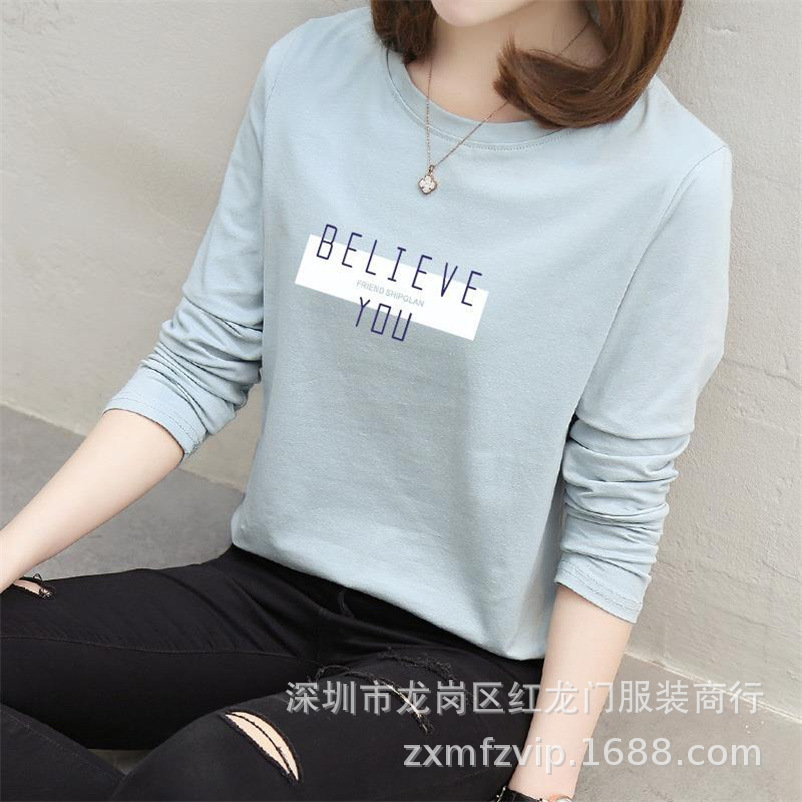 女装长袖T