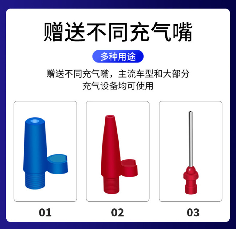 Portable car air pump, portable car air pump, high-power electric wireless tire air pump for vehicles, air pump cylinder pic 16