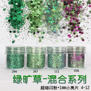 金葱粉闪光粉 美甲饰品 亮片渐变套装镭射指甲油胶彩妆滴胶史莱姆详情13