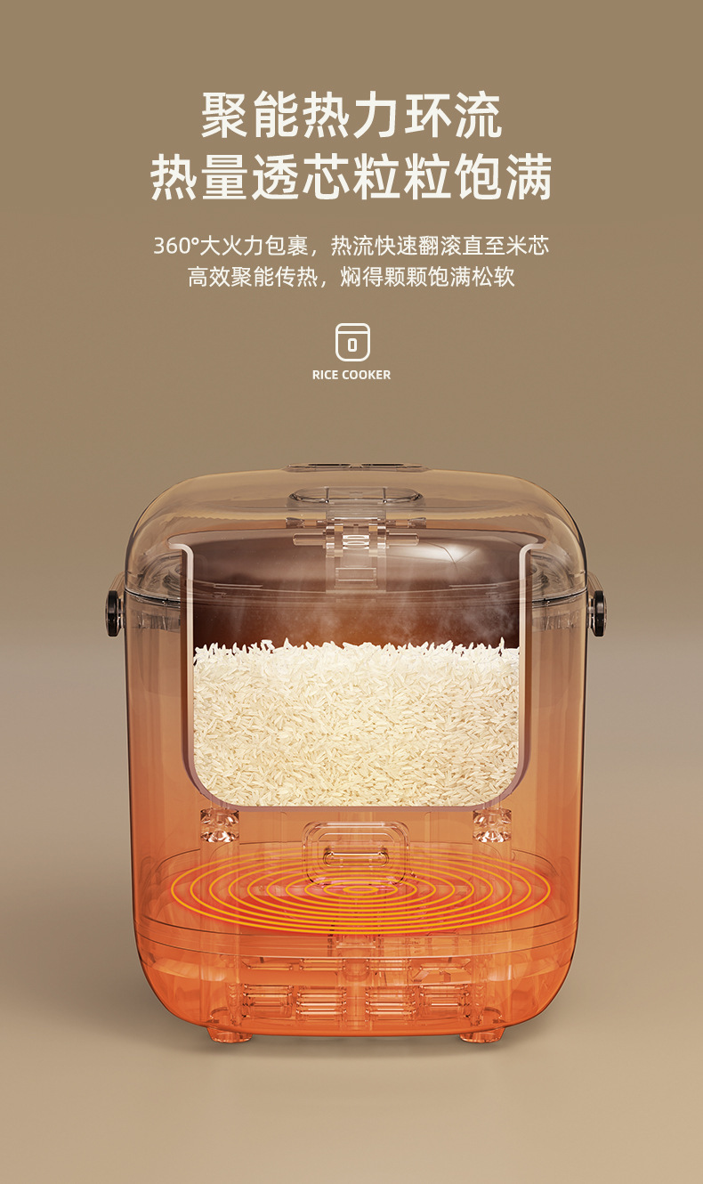迷你电饭煲小1-2人家用预约1.2升电饭锅智能电煮锅多功能一体详情9
