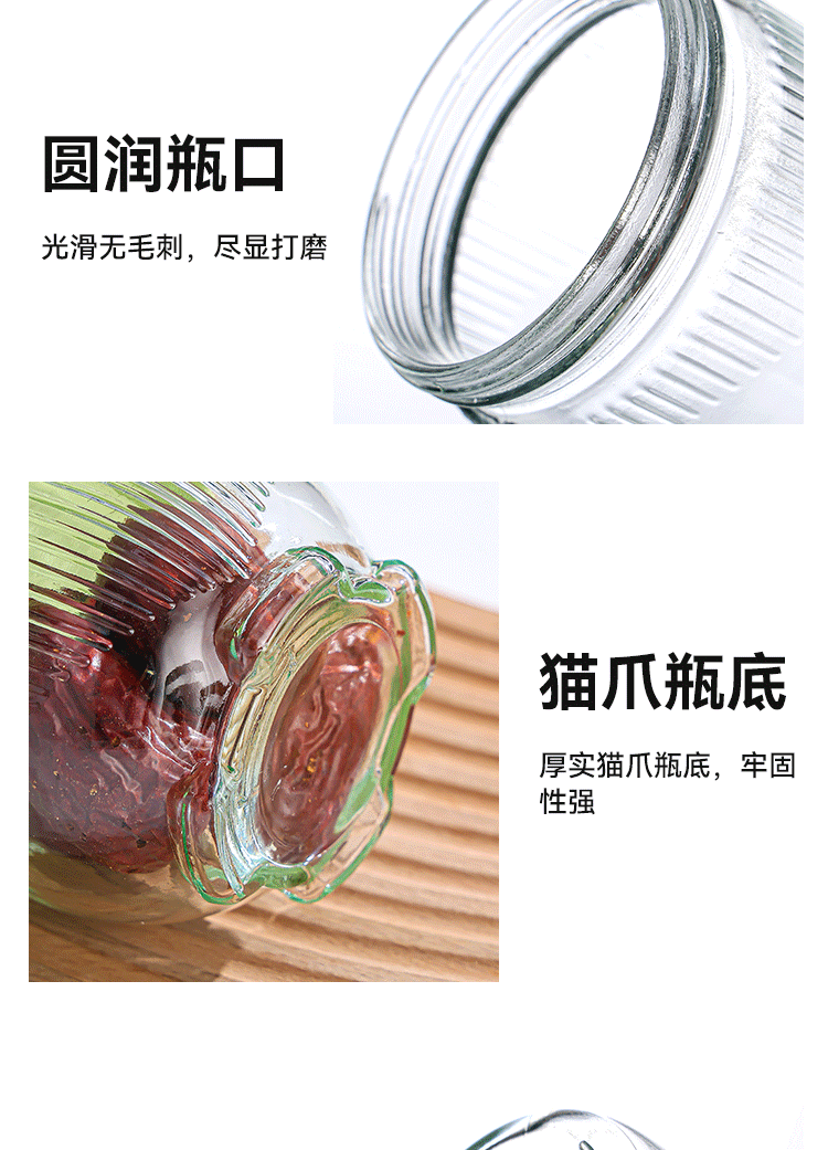 Cat paw sealed cans, stackable portable portioning cans, moisture-proof coarse grain storage boxes, dried fruit and nut storage cans pic 12