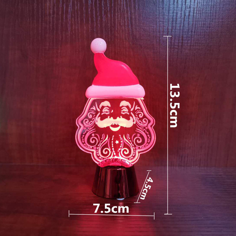 Acrylic LED festival creative decorative gifts, handicrafts, dynamic atmosphere ornaments, acrylic 3D night lights pic 4
