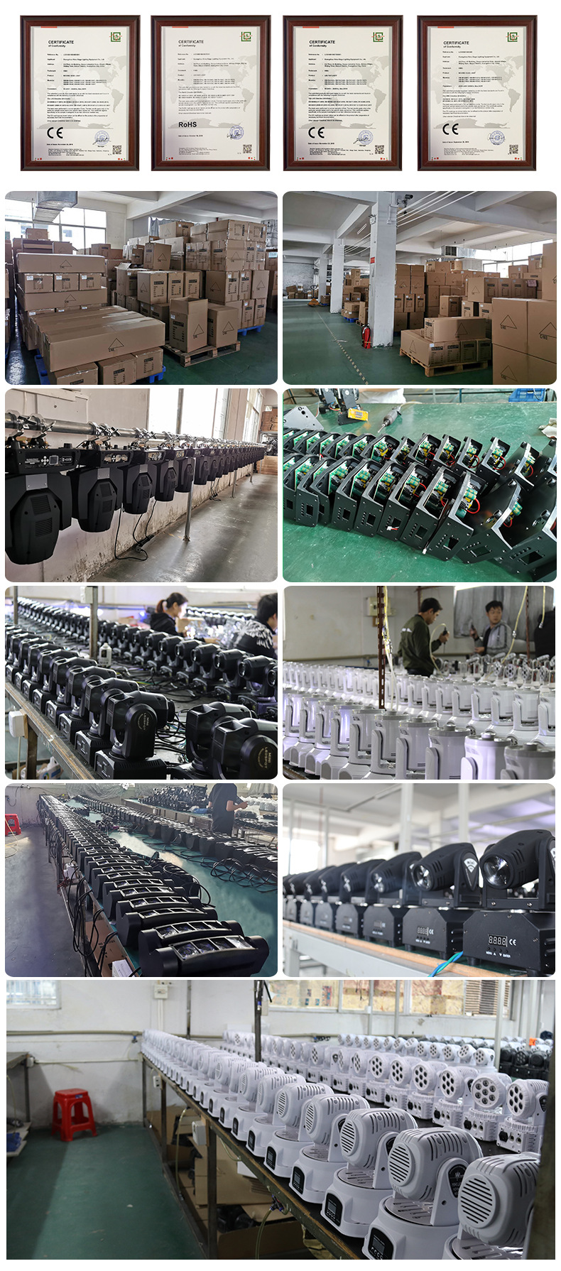 led eight-eye mini spider light, voice-controlled bar stage light, ktv flash, eight-beam light, laser moving head light pic 12