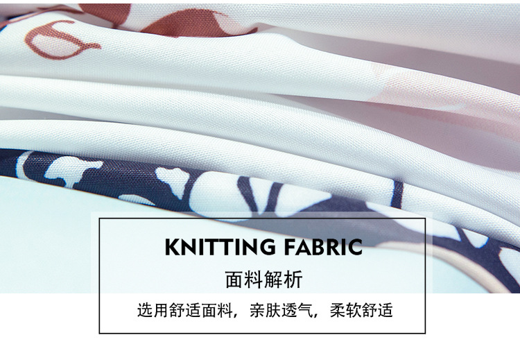 This is a new autumn printed shirt for women, featuring a French long-sleeved style and a loose, slimming look pic 6