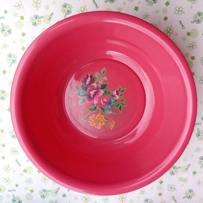 I1544 36#实色脸盆 义乌 会销 礼品 赠品 洗脸盆 草莓盆 厂家直销详情17