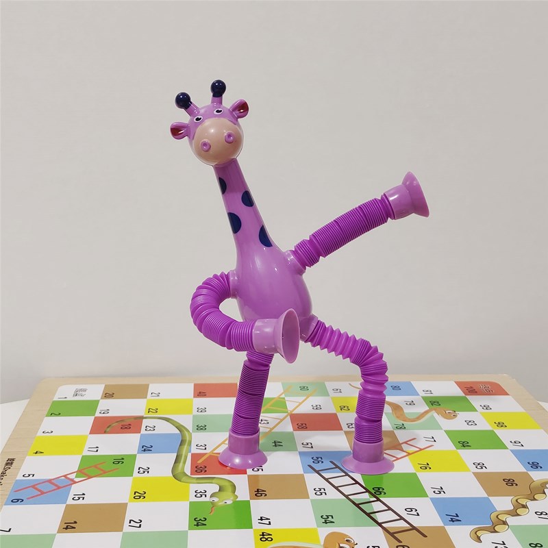 抖音同款长颈鹿拉伸管网红拉拉管伸缩管跨境爆款儿童礼物解压玩具详情12
