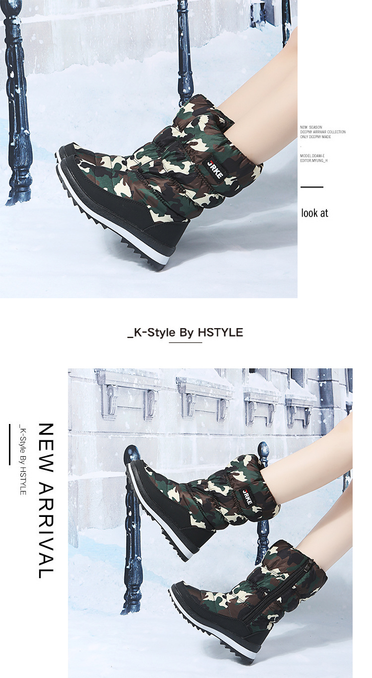 俄罗斯跨境外贸大码2023秋冬新款加绒加厚雪地靴女棉靴Snow boots详情28