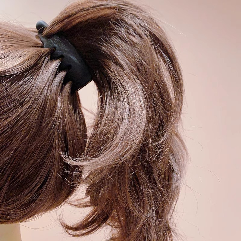 防滑小号香蕉夹发夹女少发量抓夹竖夹扎马尾扭扭夹子韩国发卡发饰详情2