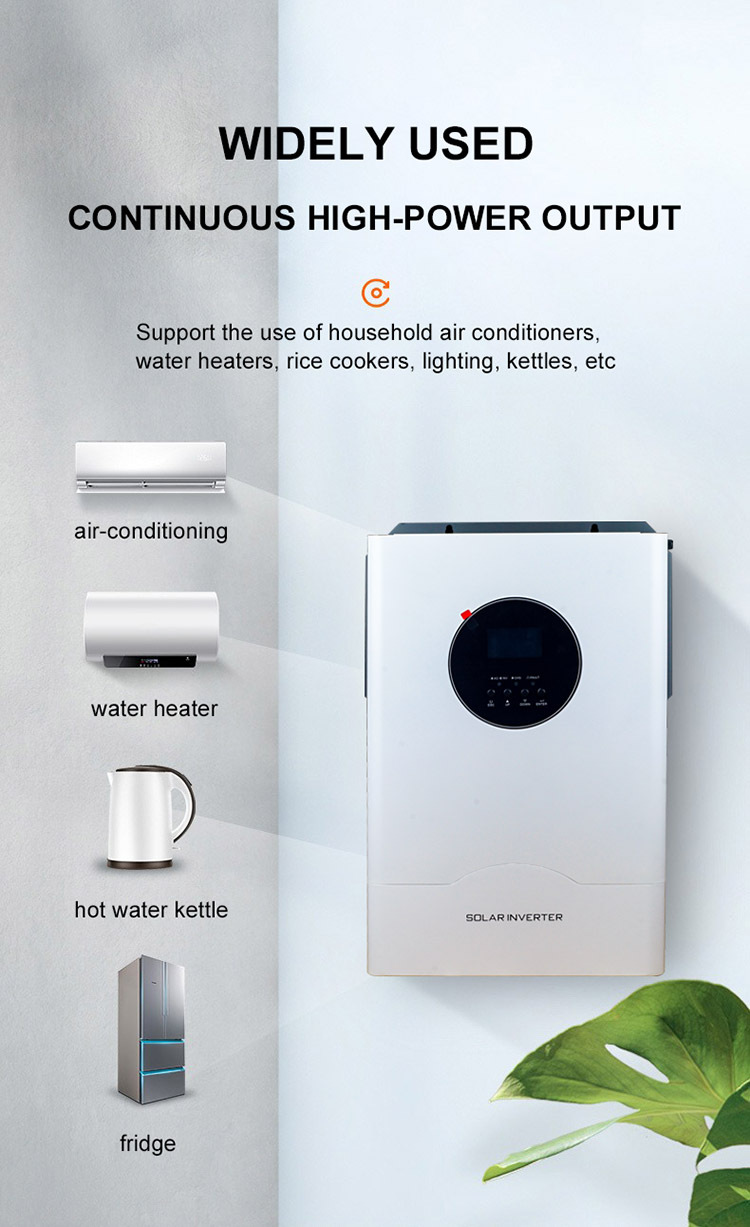 The Liqun solar reverse control integrated machine with a power of 6.2kw is equipped with an mppt solar controller and a hybrid control inverter pic 9