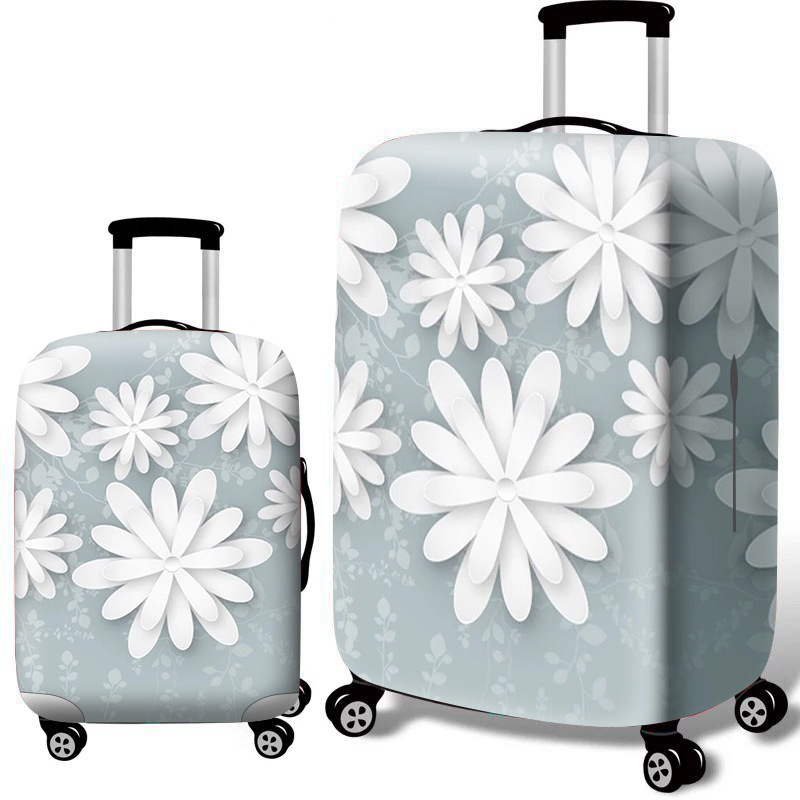 Factory direct sales of thickened and wear-resistant suitcase covers, strong printed elastic and wear-resistant luggage covers, one-piece consignment pic 9