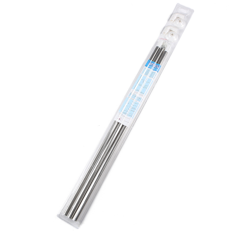 The cross-border supply of bathroom curtain rods with thickened telescopic multi-functional bathroom curtain support rods made of stainless steel pic 17