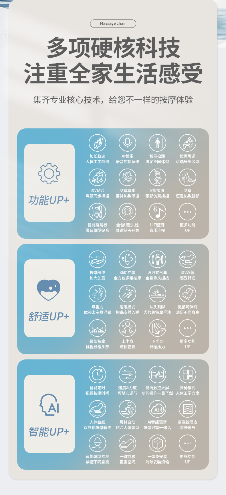 TKT按摩椅家用批发商用全身零重力太空仓舱按摩沙发礼品外贸代发详情3