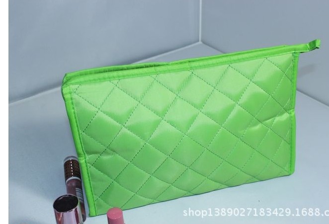 时尚韩版糖果色绣格化妆包手拿化妆包 新款小化妆包厂家直销批发详情10