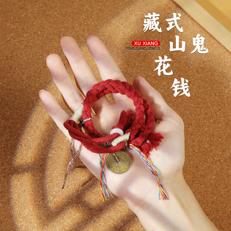 原创库克圆珠桶珠手串单圈手持佛珠念珠手链男女同款文玩饰品详情1