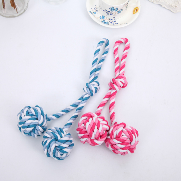 Dog supplies, durable teething pet toys, golden Retriever Teddy, puppy toys, small dog toys, balls, cotton ropes, pet supplies pic 7