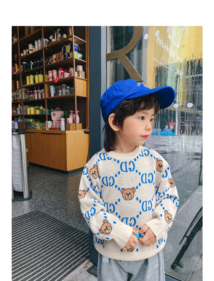 2022 новые детские свитера из пухового пуха с высоким содержанием пуховых патронов, вязаные свитера для детей и детей осенью и зимой pic 67