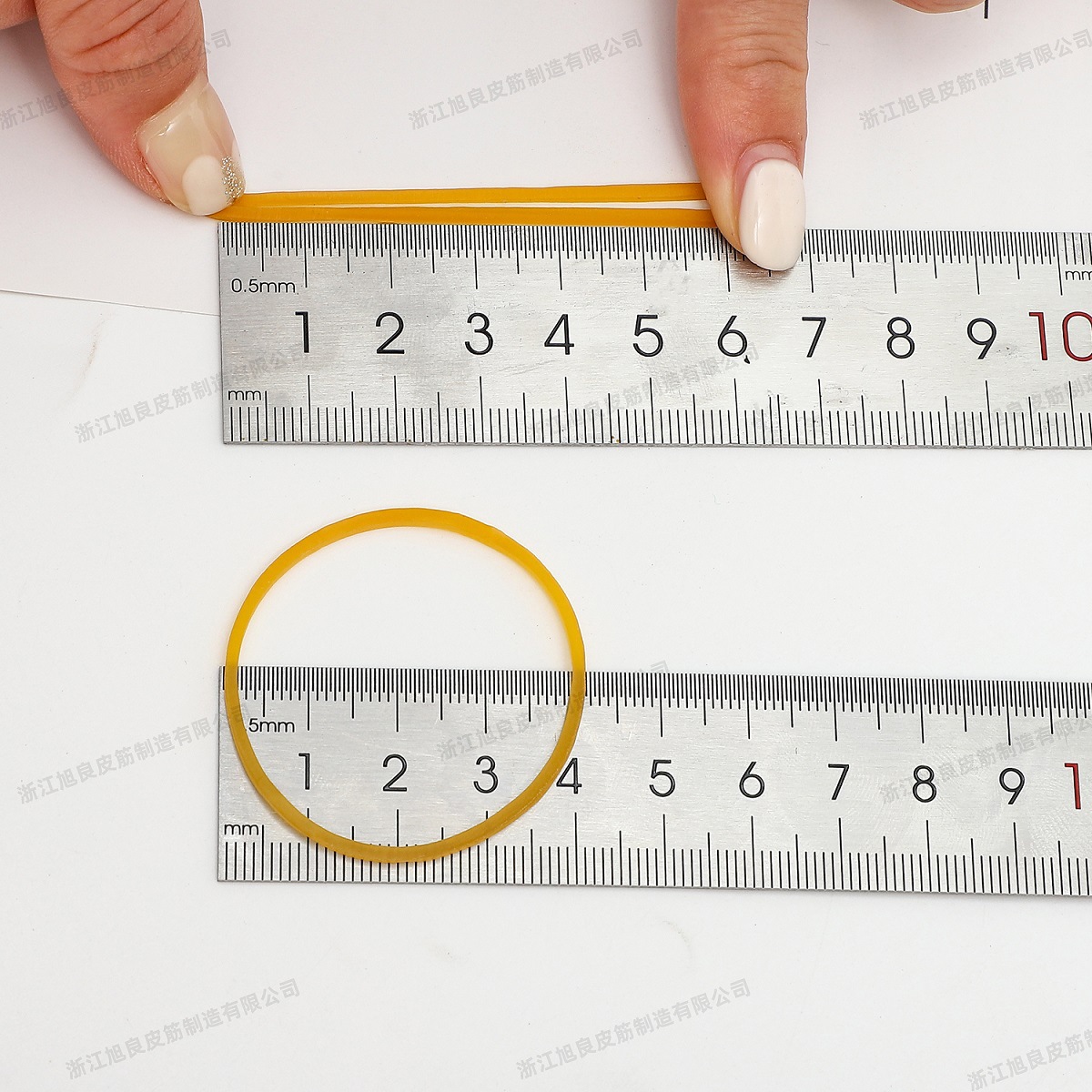 旭良透明黄色橡皮筋高弹耐用牛皮筋一次性捆菜橡胶圈厂家批发详情19