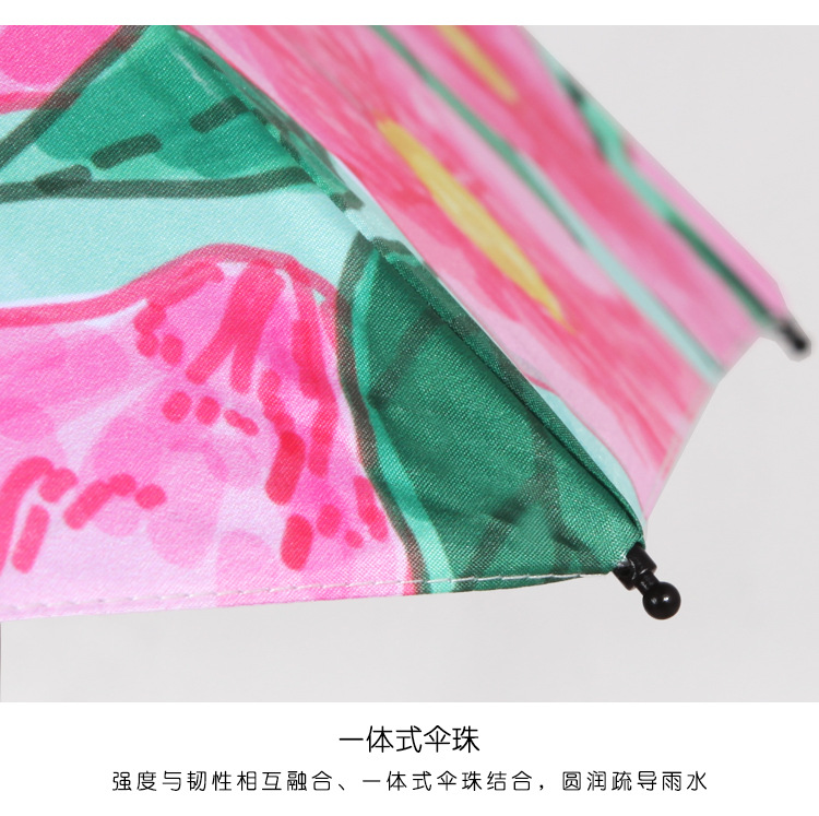 Cross-border supply black rubber folding umbrellas, one-piece consignment, sun protection and shade umbrellas, extended four-fold small black umbrellas, factory direct sales pic 28