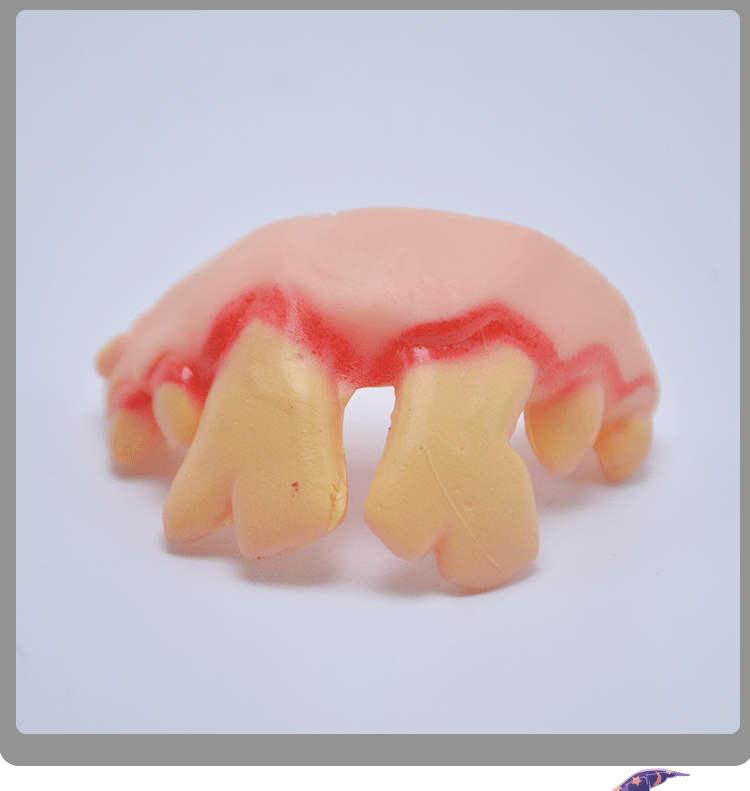 外贸跨境万圣节僵尸牙套套装道具仿真假牙整蛊搞笑龅牙牙齿假牙详情7