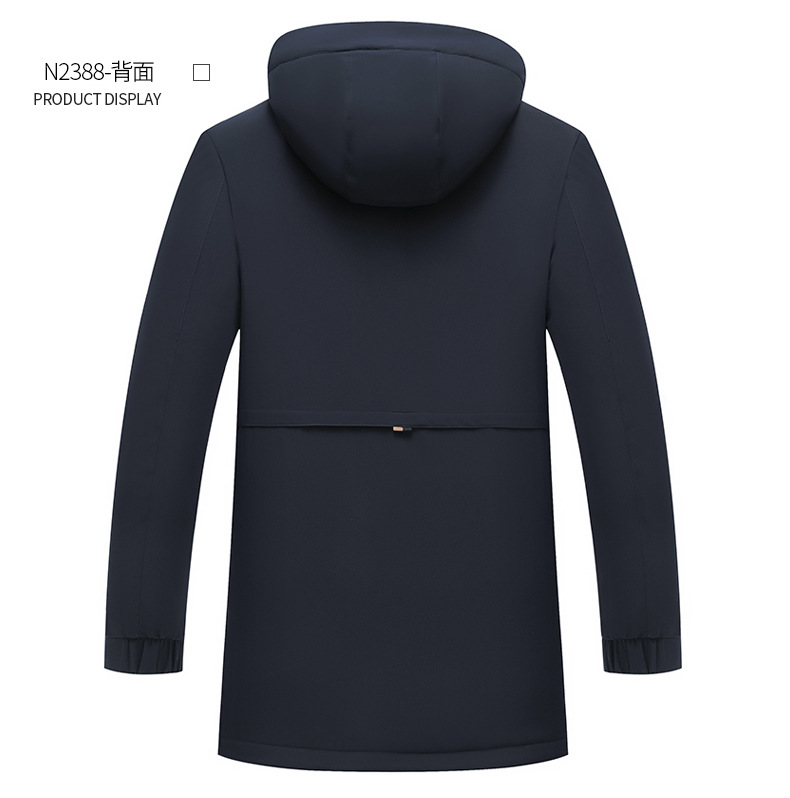 冬季外套男士加厚棉袄保暖商务休闲羽绒棉衣中长款棉服冬装爸爸装详情16
