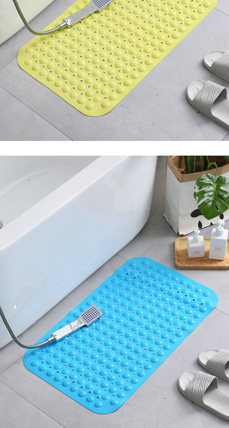 浴室防滑pvc吸盘地垫洗澡防摔卫生间按摩款塑料垫洗手间沐浴脚垫详情12
