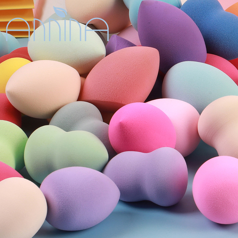 Anina Exquisite canned beauty egg Powder puff, soft dry and wet dual-purpose cotton pad, makeup egg beauty tool pic 4