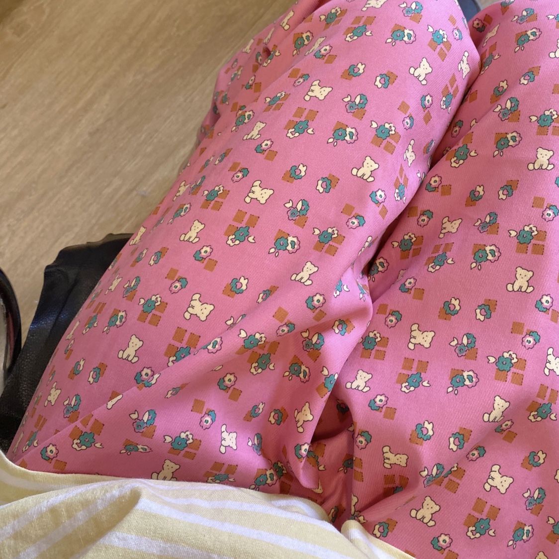 遛弯裤卡通睡裤女春秋新款居家可爱印花宽松休闲夏季空调防蚊长裤详情28