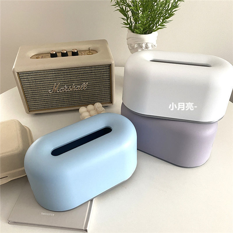 ins韩国风简约北欧风纸巾盒抽纸盒餐巾纸盒客厅卧室桌面收纳整理详情3