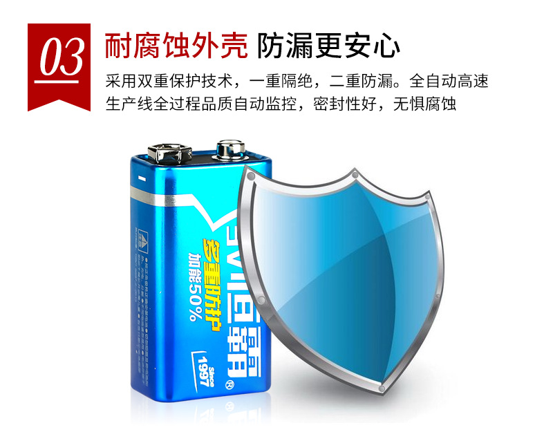 9V battery carbon eco-friendly square remote control, wireless microphone, multimeter, 9V battery microphone, instrument card installation pic 8