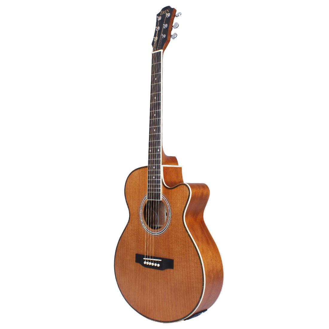 Wholesale IRIN 40-inch electric box acoustic guitars, full Sabri electric box corner guitars, EQ guitars, electric acoustic guitars pic 6
