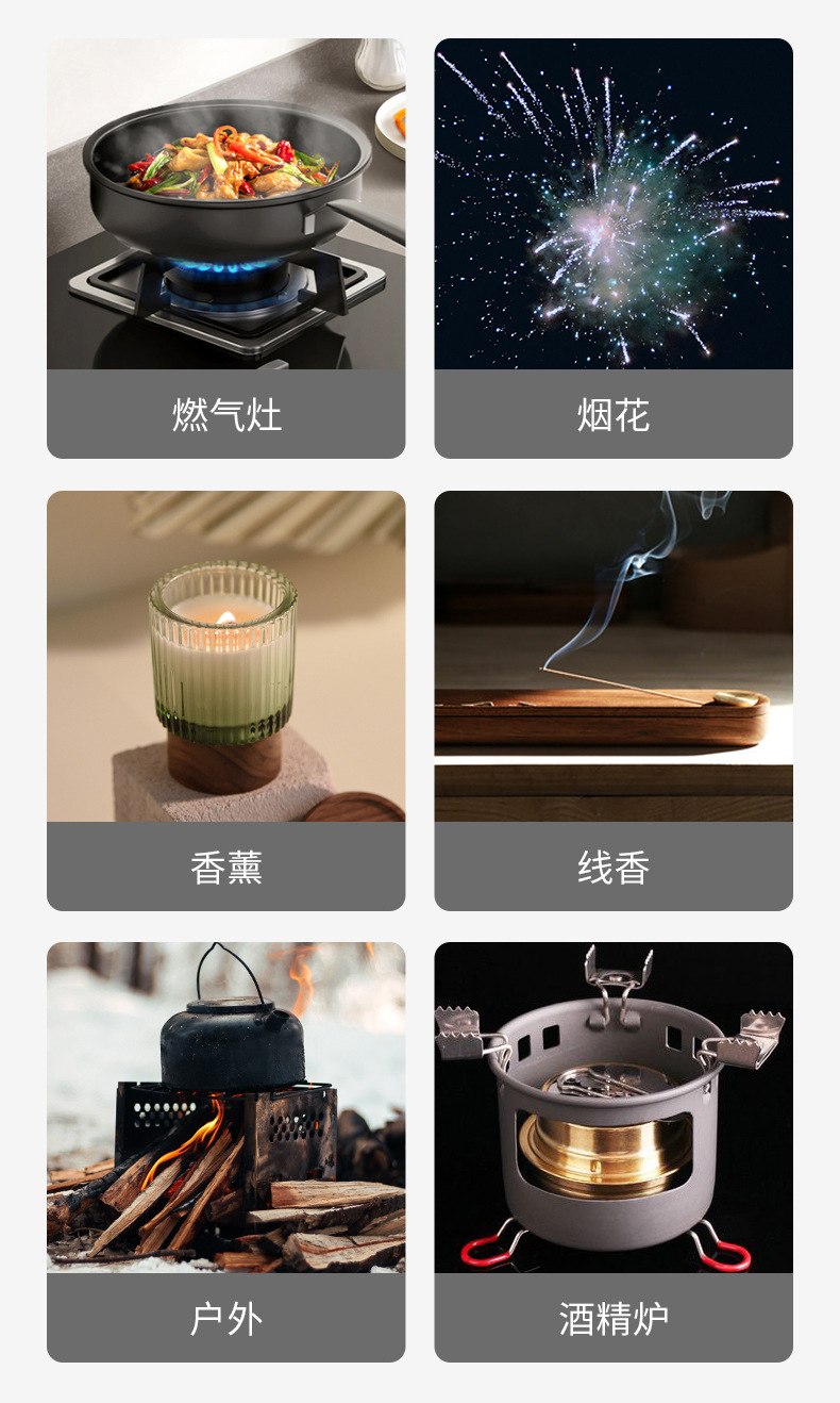 外贸爆品USB充电跨境电商热销脉冲电弧打火机厨房BBQ点火器详情5
