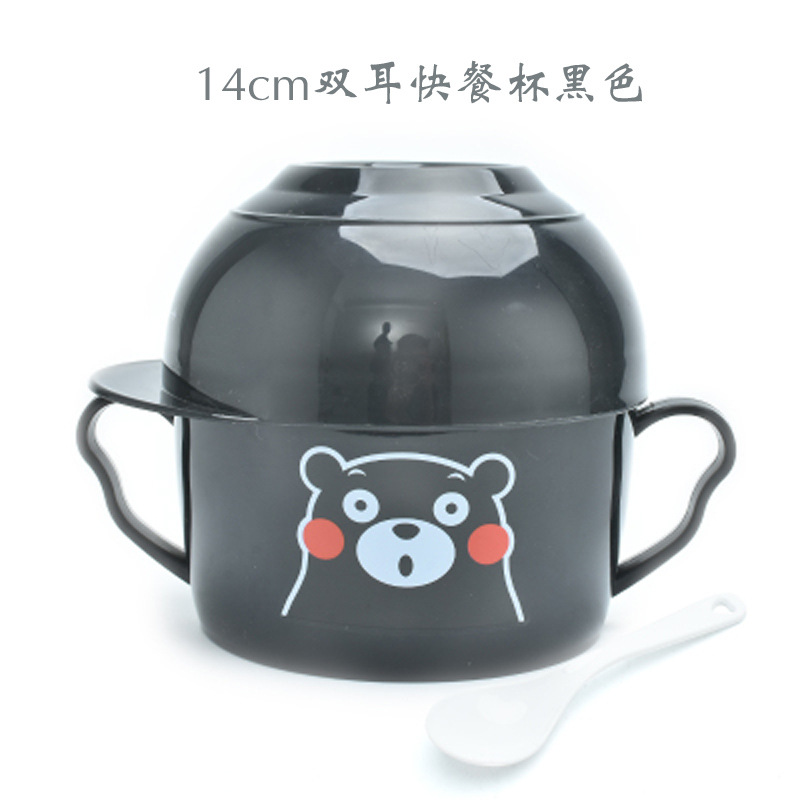 不锈钢快餐杯泡面杯带盖卡通日式泡面碗学生饭盒便当盒提锅详情50