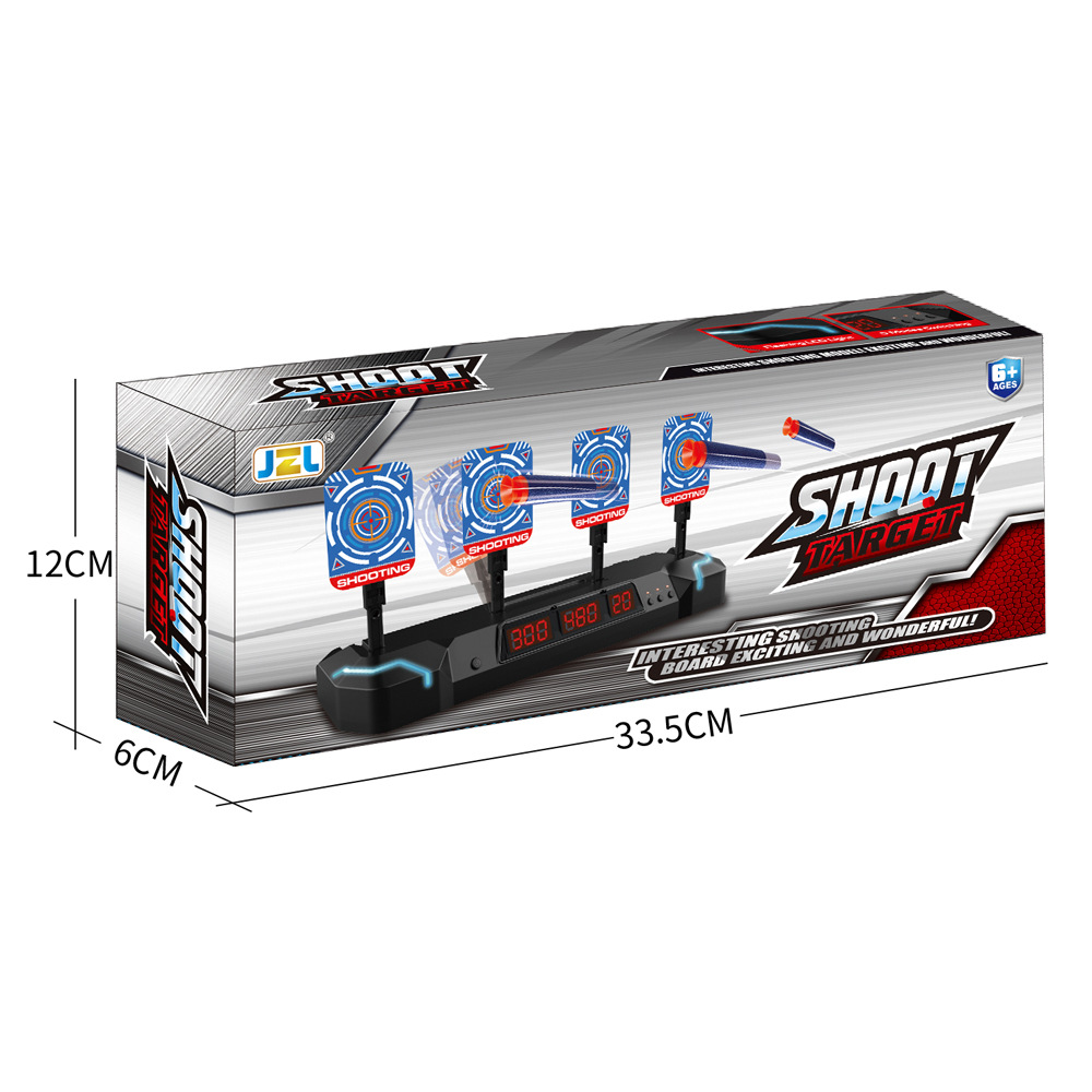Cross-border electronic scoring target moving track shooting target electric automatic return position soft water projectile target toy 4 pic 7