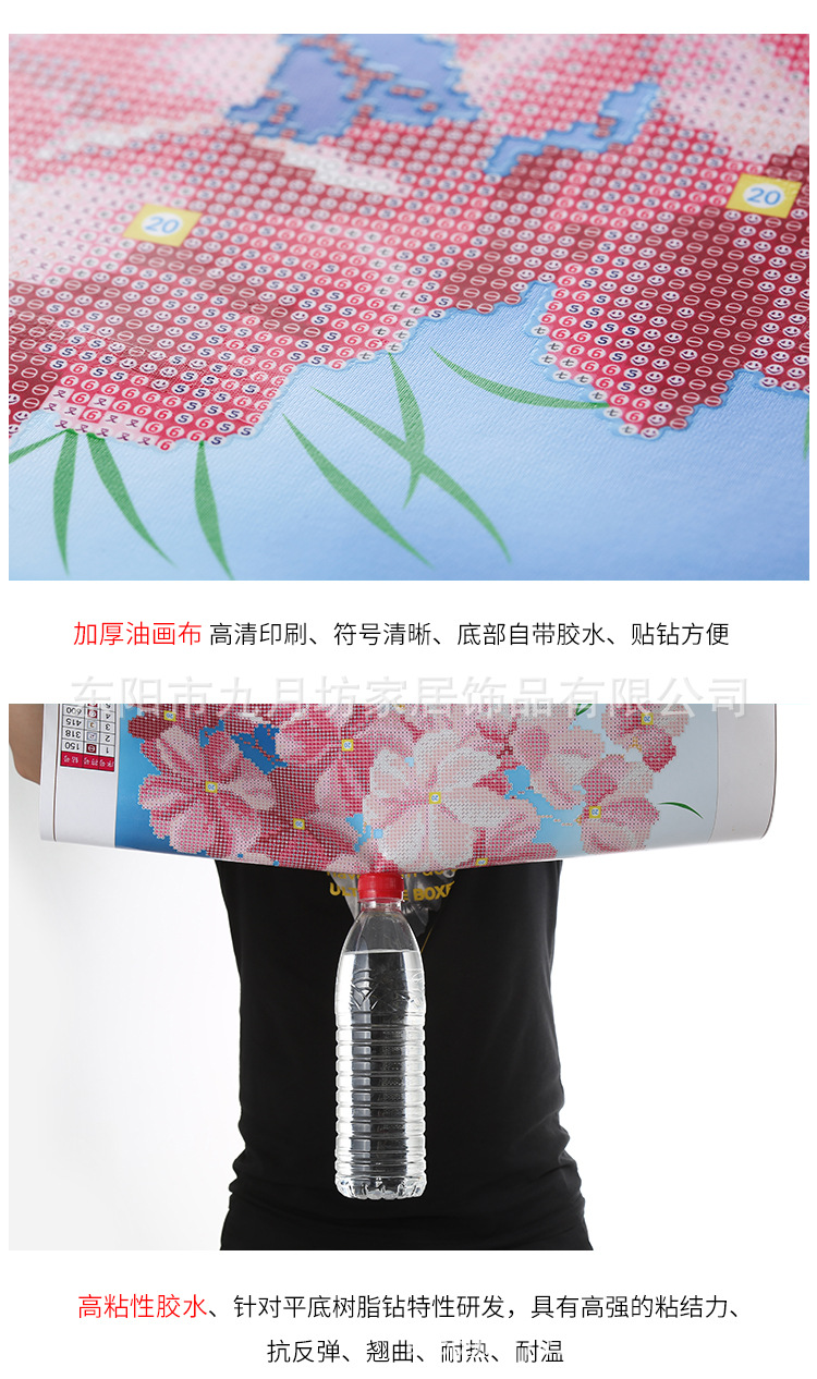 New 5d diamond painting full diamond diy cross-border sunflower landscape tiger animal figure framed decorative canvas painting pic 37