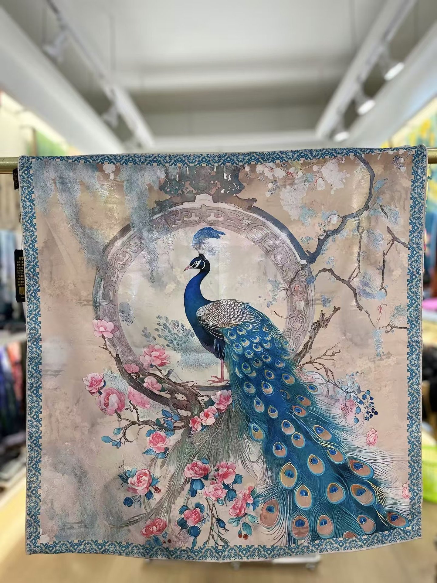 国潮香云纱花萝70*70新中式苏杭小方巾双面双色丝巾厂家代发扎染详情18