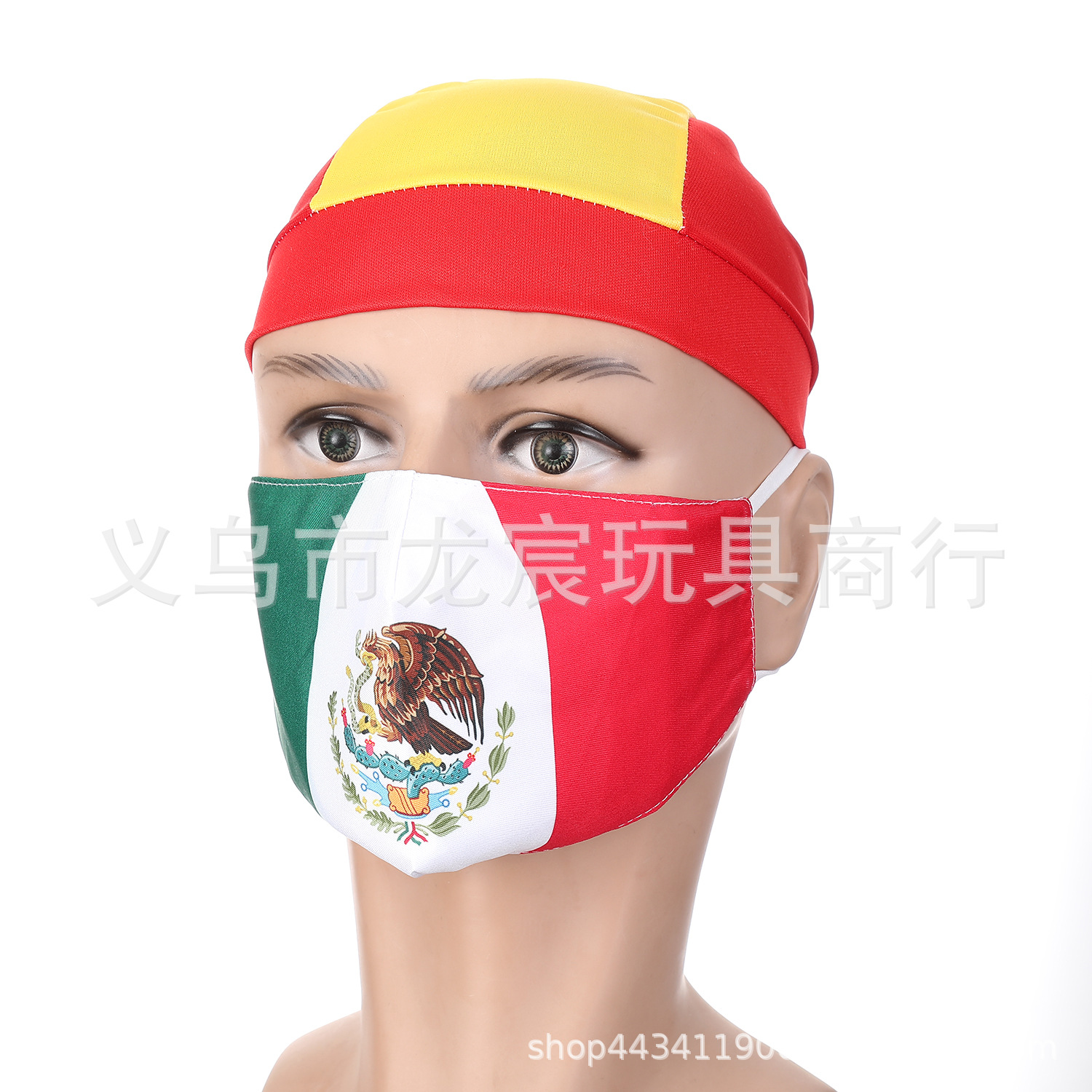 跨境亚马逊透气布口罩棉质时尚成人防尘水洗防晒旗帜口罩挂耳批发详情16