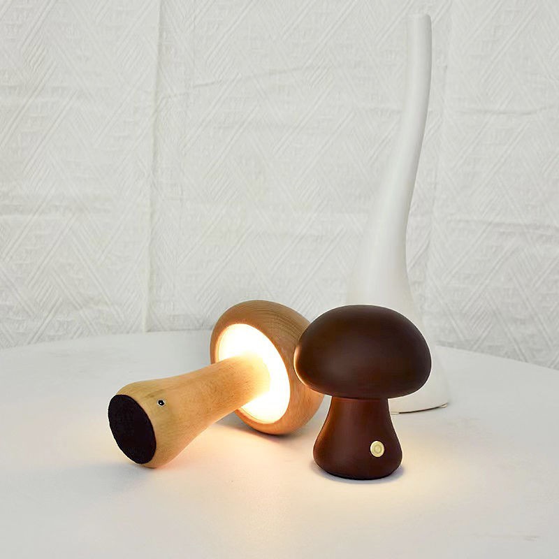 INS蘑菇小夜灯暖光触摸卧室床头睡眠起夜灯高级感LED装饰氛围灯详情3