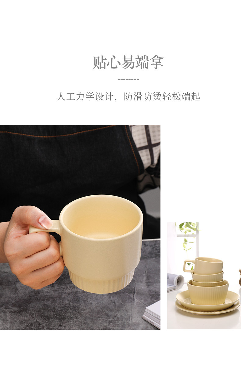 Wholesale of Nordic InS-style solid-color plates, vegetable plates, household creative and personalized tableware sets, rice bowls, pastries and breakfast plates pic 11