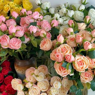 向日葵仿真花 工程婚庆花绢花太阳花酒店装饰花家居装饰 外贸批发详情3