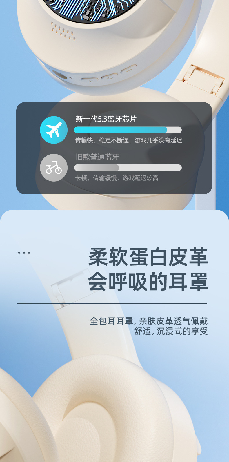 跨境新款 复古K6蓝牙头戴式耳机 HIFI重低音插卡运动无线蓝牙耳机详情13