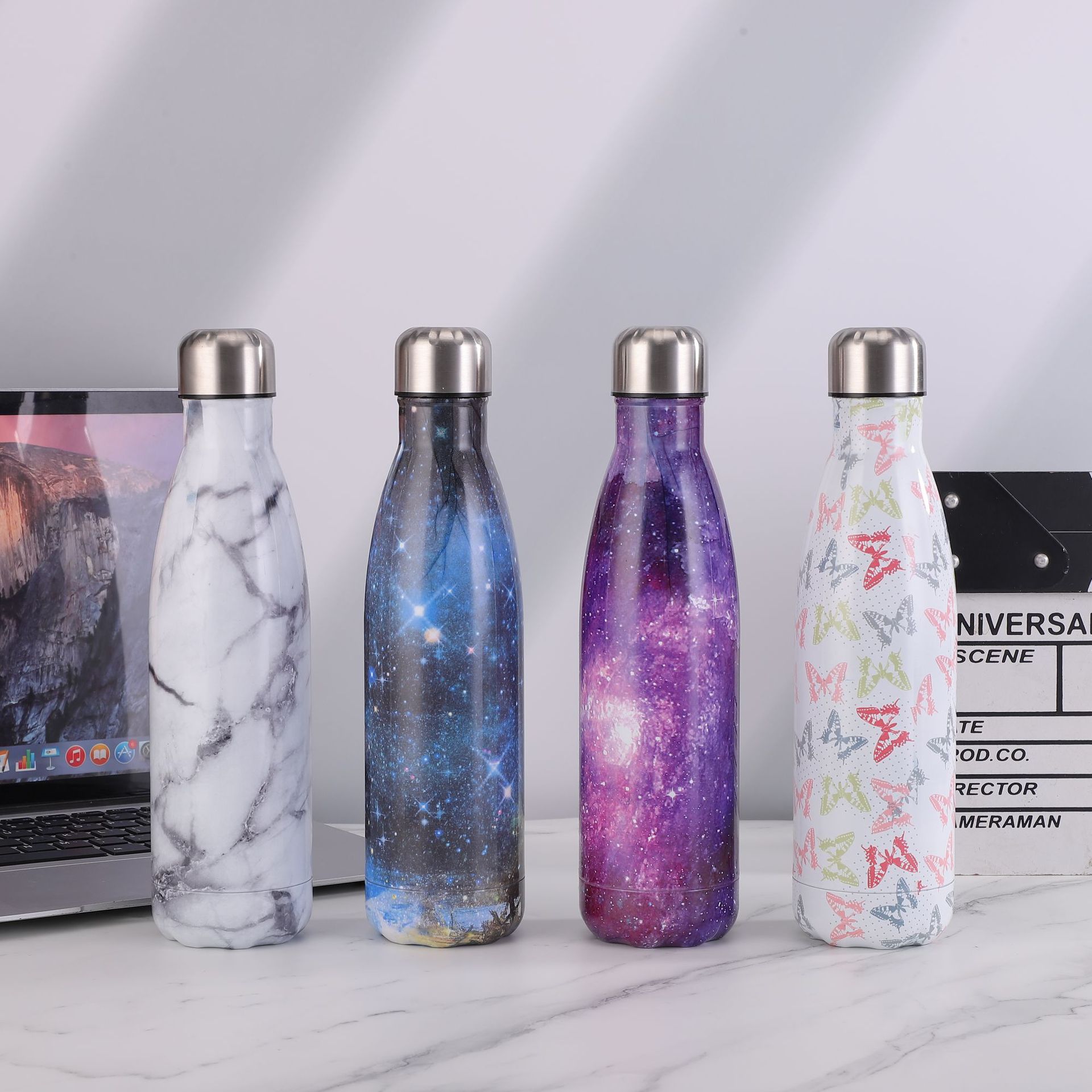 Cross-border Amazon stainless steel cola bottle, 304 double-layer vacuum insulated cup, American sports water cup, portable cup pic 3