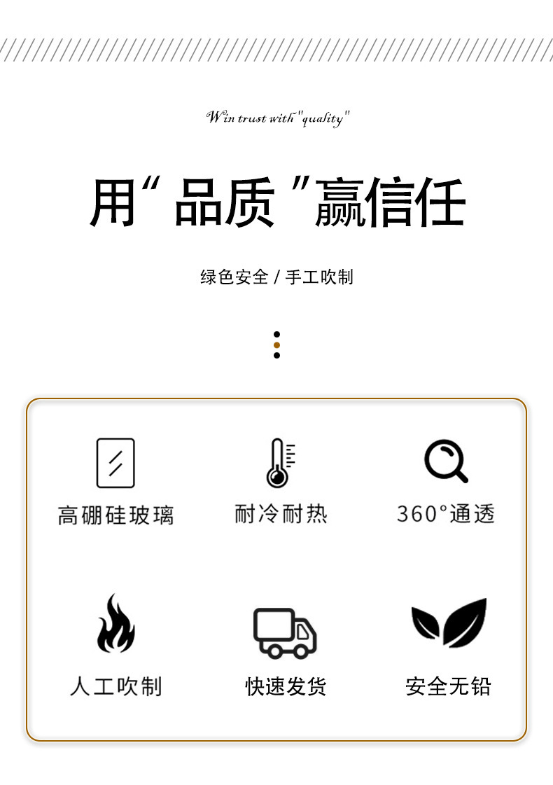 现货高硼硅玻璃杯双层彩色杯家用彩胆水杯日式简约带色咖啡牛奶杯详情3