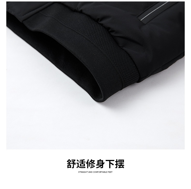 男士羽绒服冬季保暖立领夹克棒球服2024新款鸭绒休闲帅气男装外套详情16