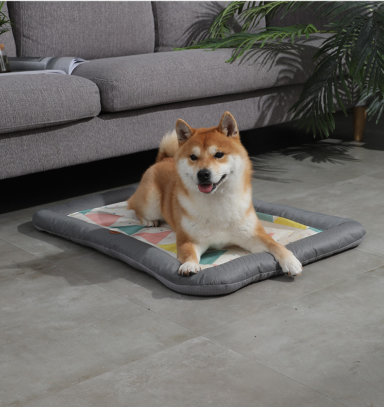 Dog bed, pet ice silk bed mat, cat bed, pet bed, breathable pet mat, suitable for all seasons, pet bed, pet supplies pic 10