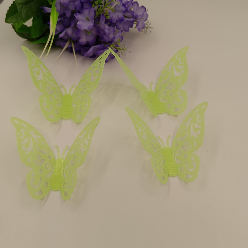 厂家直销3D立体镂空蝴蝶夜光蝴蝶炫彩蝴蝶渐变色蝴蝶详情27