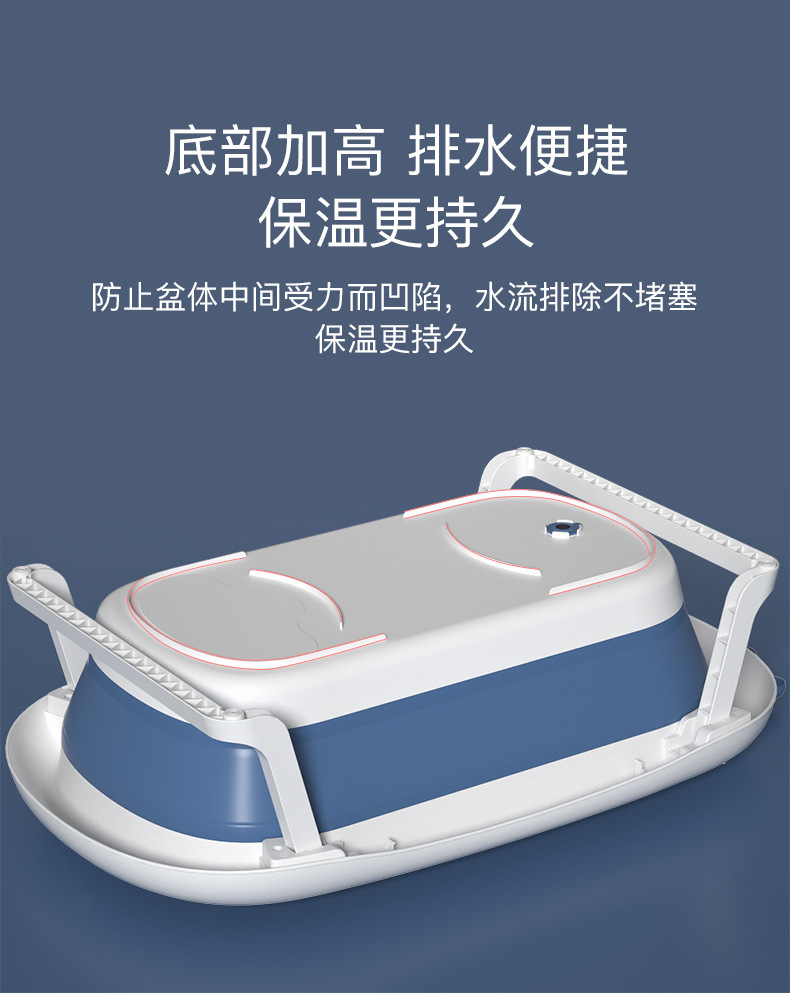 婴儿洗澡洗头折叠初生家用大号幼儿童可坐躺新生小孩用品桶宝宝详情13